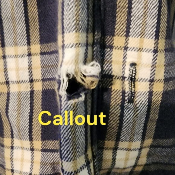 Nautica Sleepwear Plaid Button-Front Shirt - Size: XL - Picture 5 of 5